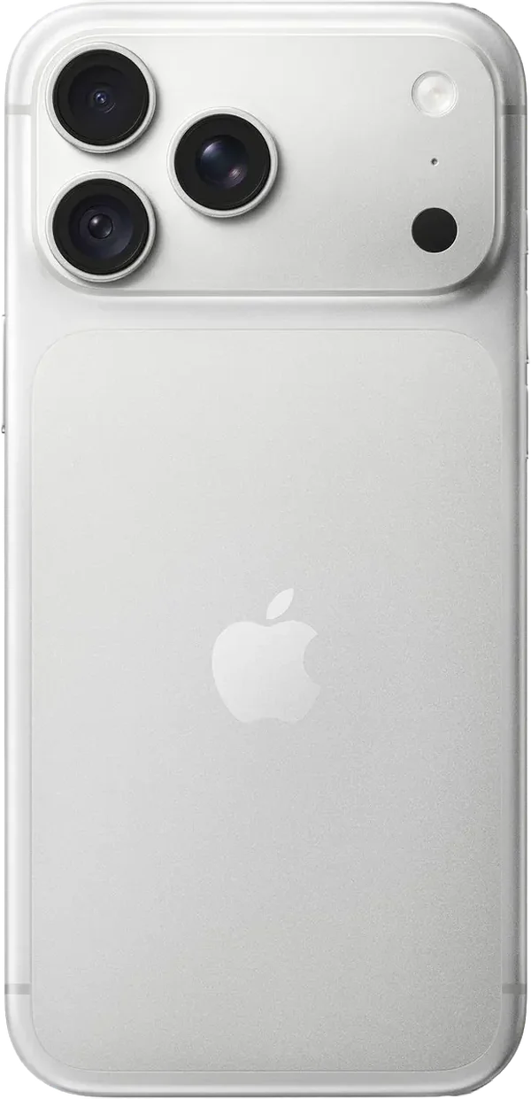 iPhone 18 Pro argent, face arrière
