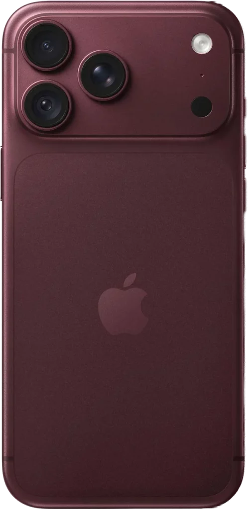 iPhone 18 Pro bordeaux, face arrière