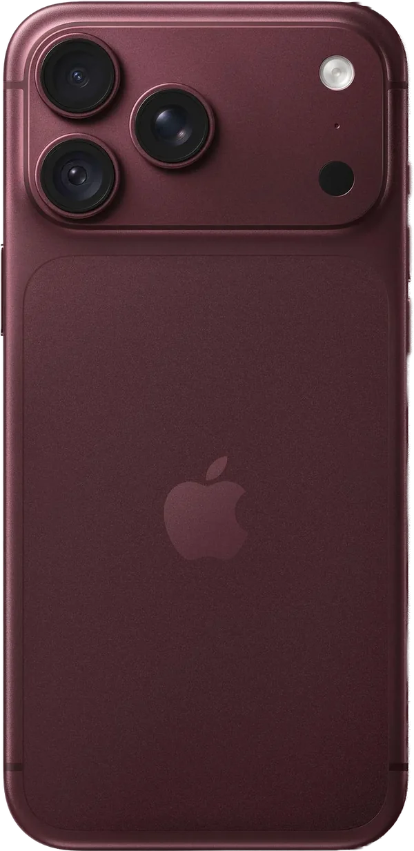 iPhone 18 Pro bordeaux, face arrière