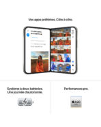 iPhone Duo Blanc stellaire