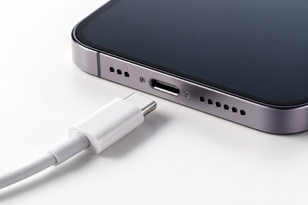 Connecteur de charge USB-C d’iPhone, réparation chez REPAR’ CENTER à Saint-Étienne
